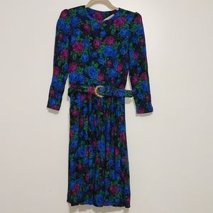 Vintage Jessica Howard Floral Dress Size 6